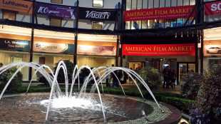 Fountain at American Film Market