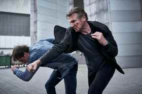 Neeson, pictured here in Blacklight, is helping Victoria punch above its weight. Image: Briarcliff Entertainment.