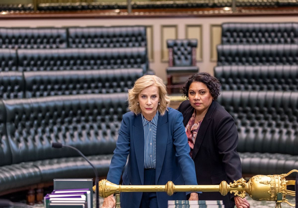 Rachel Griffiths And Deborah Mailman In Total Control, Abc.