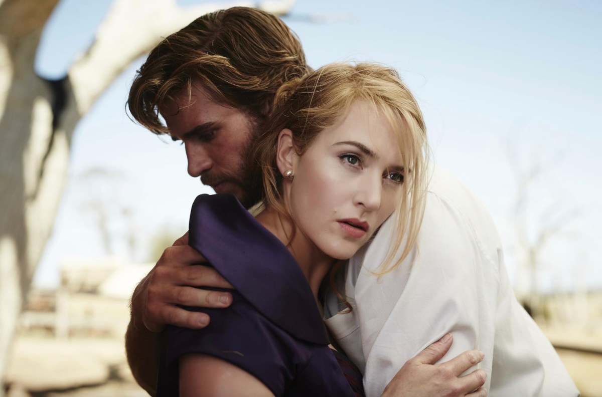 Kate Winslet And Liam Hemsworth In Australian Film The Dressmaker.