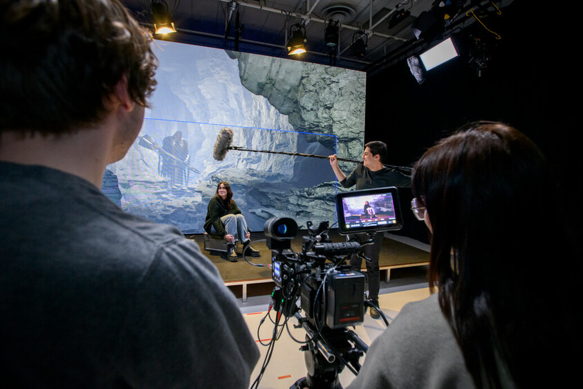 Deakin University Virtual Production Studio. Image Supplied