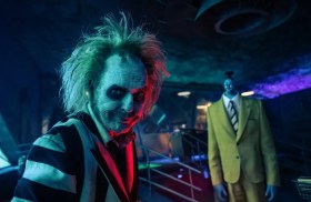 Michael Keaton in Beetlejuice Beetlejuice. Image Warner Bros. Pictures/NBCUniversal