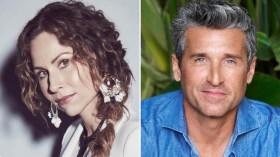 MinnIe Driver and Patrick Dempsey