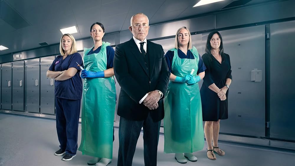 Cause Of Death: Inside The Coroner's Office. Image: Britbox.