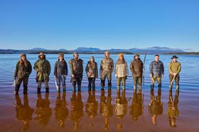 Alone Australia Season 3. L-R: Eva, Matt, Corinne, Shay, Karla, Ben, Yonke, Tom, Muzza, Ceilidh. Image: Narelle Portainier.