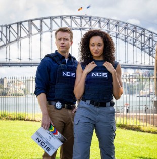 NCIS: Sydney Season 3; Todd Lasance and Olivia Swann. Image: Paramount+